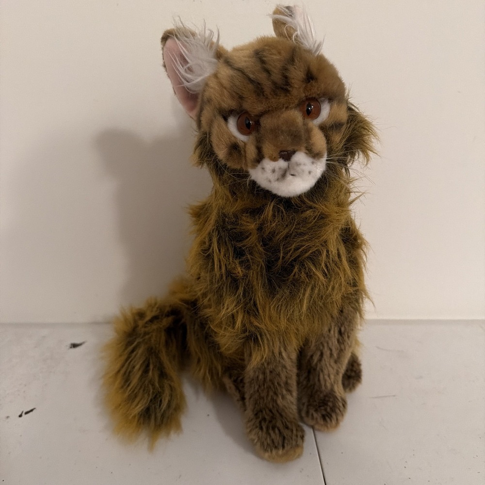Universal Studios Harry Potter Mrs Norris Cat Plush Argus Filch Brown Faux Fur